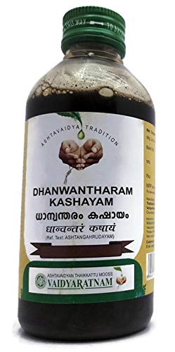 VAIDYARATNAM Dhanwantharam Kashayam, 200 ml (Pack of 1)