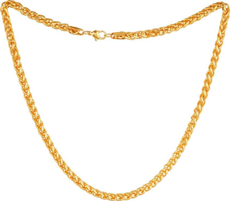 Astrodidi Gold Plated Chain for Men/Women/Girls Gold Antique chain/Stylish Heavy Golden Neck Men Chain