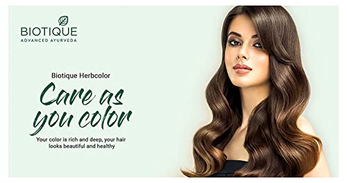 Biotique Bio Herbcolor 1N Natural Black, 50 g + 110 ml, Bio Herbcolor 3N Darkest Brown, 50 g + 110 ml and Bio Herbcolor 4N Brown, 50 g + 110 ml (Pack of 3)