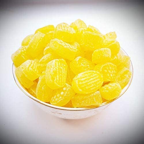 NatureVit Pineapple Flavour Candy 400 Gram | Sweet & Tangy Fruit Candy | Mouth Freshener Goli | Fruity Toffee for Kids & Adults | Travel-Friendly Pack