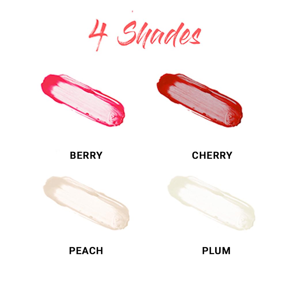 Biotique Natural Makeup Magikisses Lip Balm, Merry Cherry Red, 1 count