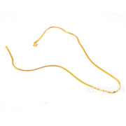 ASTRODIDI Gold Plated Chain | 24 Inch Stylish Light Weighted Golden Brass Neck Chain For Girls Women Men Boys (MHC-002)