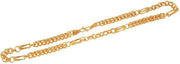 ASTRODIDI Brass Stylish and Heavy Gold Plated Neck Chain for Men, Women, Boys and Girls
