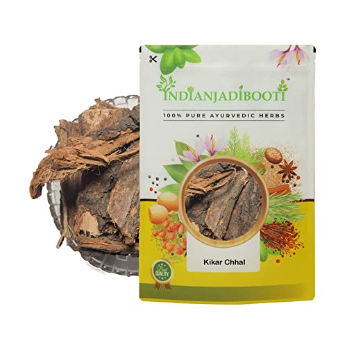 IndianJadiBooti Pure Kikar Chhal (Babool Bark) | Raw Ayurvedic Botanical for DIY Oral Rinses, Natural Astringent Pastes & Holistic Decoctions 3 Packs of 900 Grams