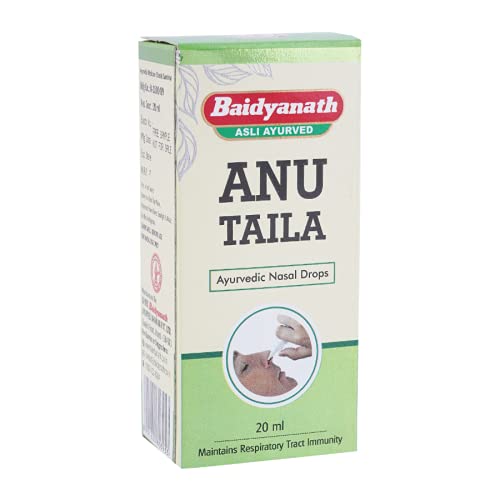 Baidyanath Anu Taila Ayurvedic Nasya Oil, 20 ml
