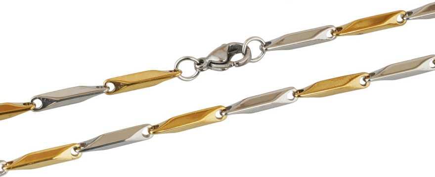 ASTRODIDI Gold and Silver Plated Pure Stainless Steel Chain | Stylish Boys, Girls, Mens and Women Chain Looking Elegant Neck Chain