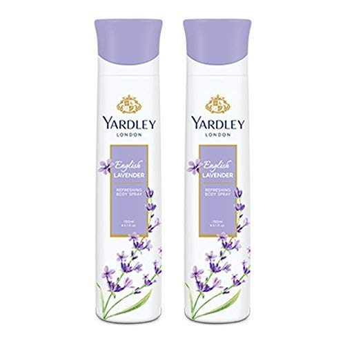 Yardley Unisex English Lavender Deo Spray (150Ml) (Pack Of 2)