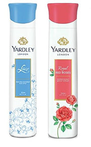 Yardley London Lace & Red Rose Deodorant Spray 150ml Combo 2