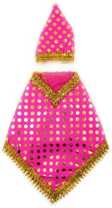 SHINDE EXPORTS shirdi saibaba Idol Dress Cloth vastra Shawl (Pack of 12 for 4.5 inches Idol (one no.))