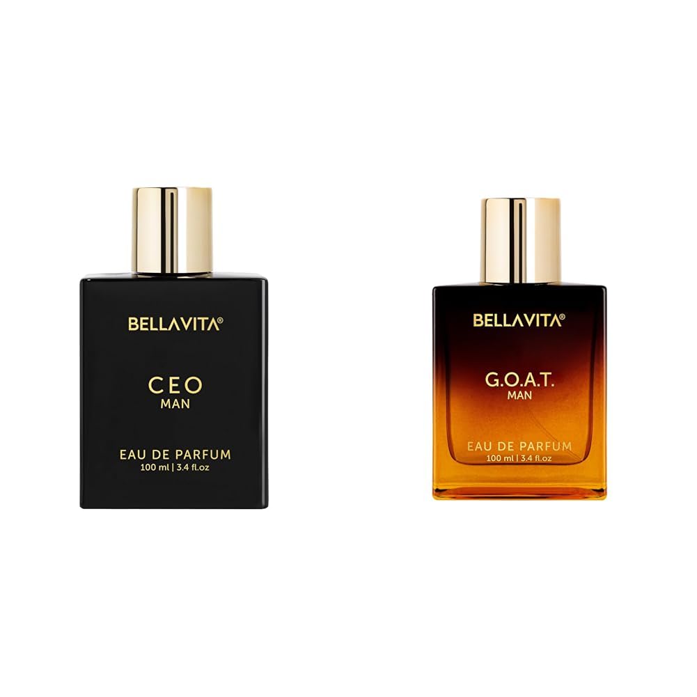 Bella Vita Luxury Ceo Man Liquid Eau De Parfum G.O.A.T Man Eau De Parfum With Bergamot Patchouli & Vetiverpremium Long Lasting Spicy & Woody Fragrance For Men 100 Ml,Brown