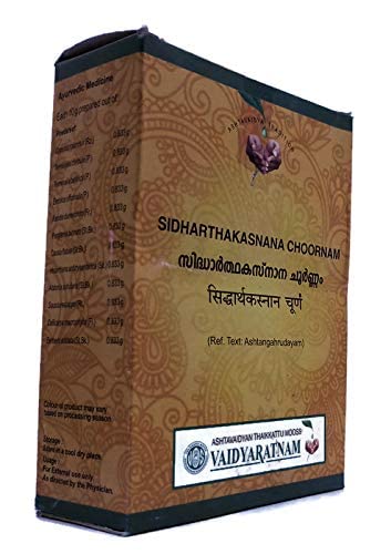 Vaidyaratnam VAIDYARTNAM SIDHARTHAKASNANA CHOORNAM 100GM (PACK OF 2)