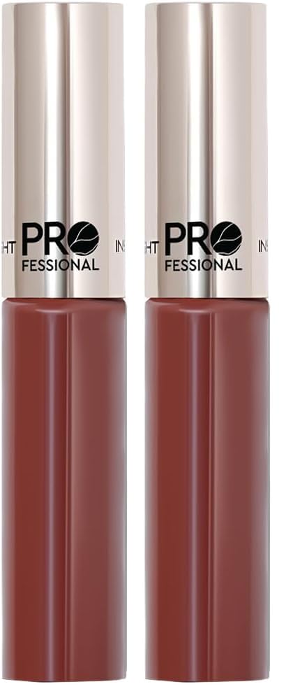 INSIGHT Radiant Lip Color (Espresso Kiss) | Glossy Finish | Lightweight Formula with Glass-Like Shine | Enriched with Hyaluronic Acid & Avocado Oil for Hydrated, Soft, Nourished Lips, 7g (Pack of 2)