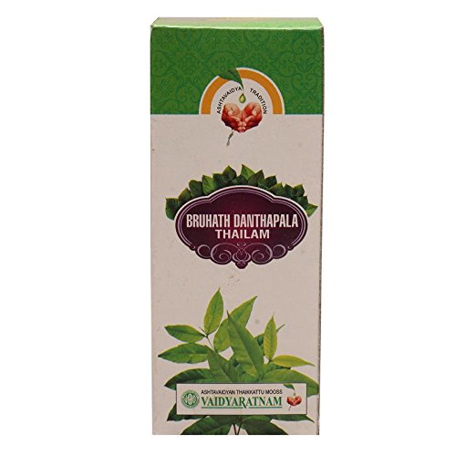 VAIDYARATNAM Bruhath Danthapala Thailam, Brown, Small, 100 ml