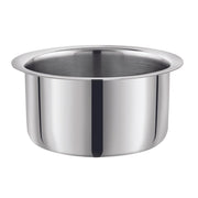 Vinod – Claro Heavy Gauge Stainless Steel Tope (Plain), 1.5 mm – Capacity 1.8 Liter
