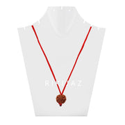 ASTRODIDI Original Certified 5 Mukhi Rudraksha Bead with Red Thread for Daily Wearing | Natural Nepali Five Face Rudraksh Bead | Unisex Design for Men Women Boys and Girls