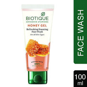 Biotique BIO Honey Gel Face Wash for All Skin Types, 100 ml