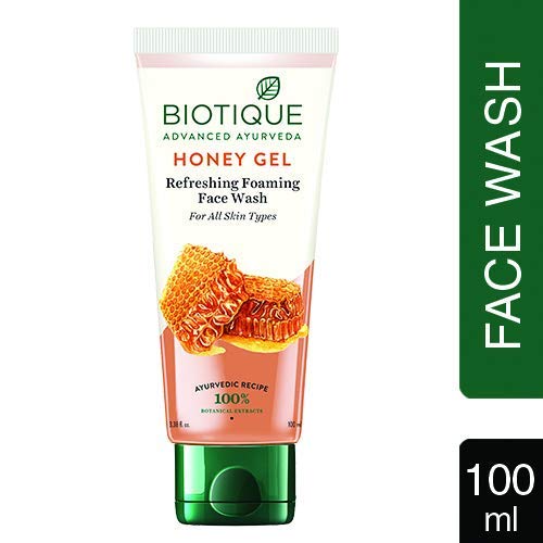 Biotique BIO Honey Gel Face Wash for All Skin Types, 100 ml