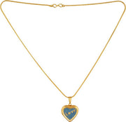 ASTRODIDI Heart Shape Lovely Photo added Love Pendant Locket With Chain Gold Plated Fashionable Openable Locket For Girl and Women