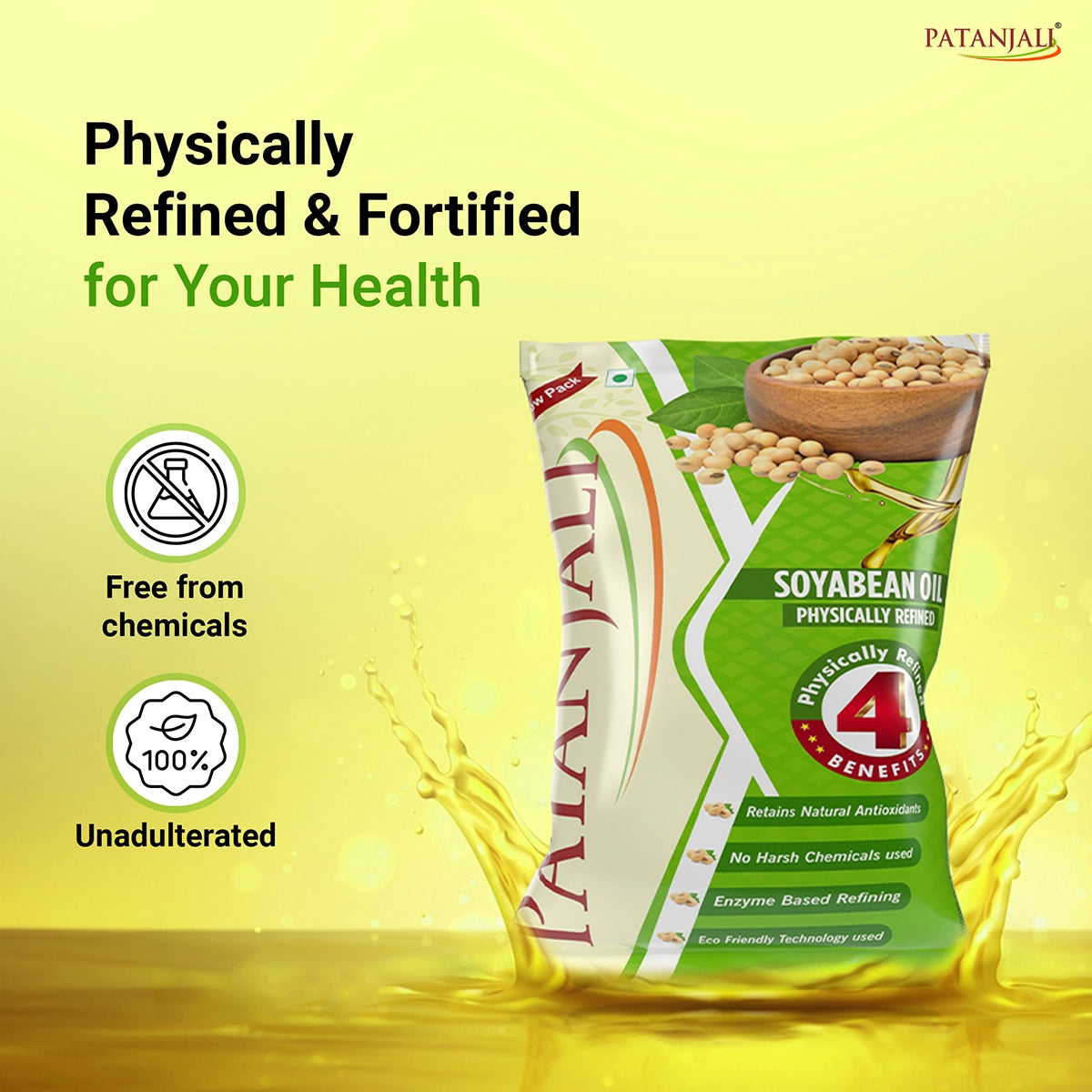 Patanjali Fortified Soyabean Oil (P)