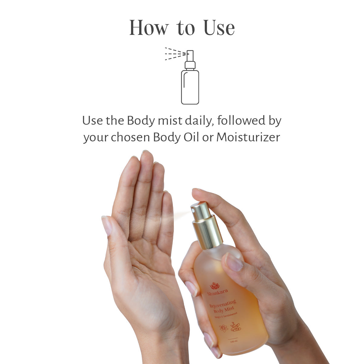 Sri Sri Tattva Rejuvenating Body Mist - 100 ml