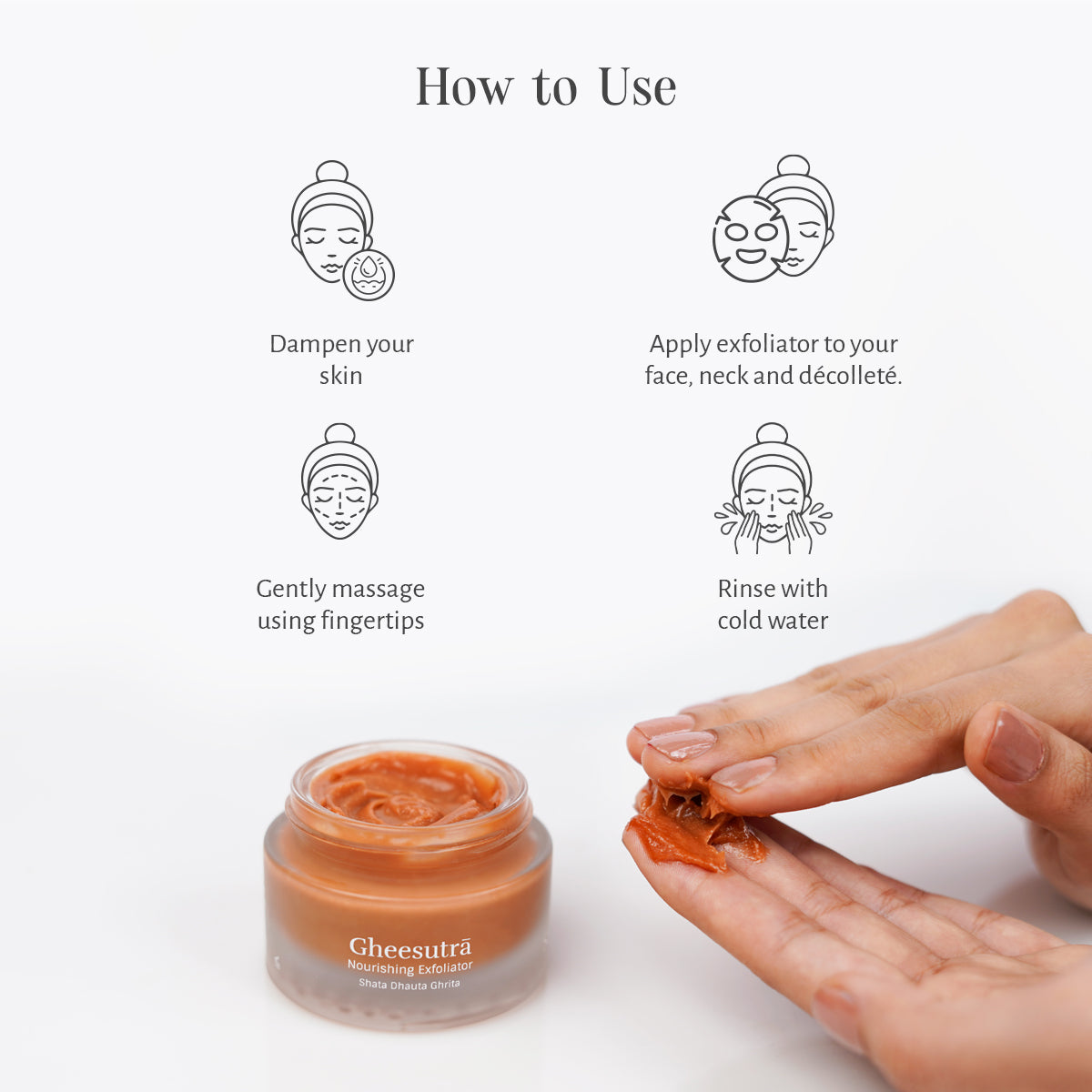 Sri Sri Tattva Gheesutrā Nourishing Exfoliator - 50 ml by Shankara