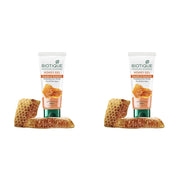Biotique Honey Gel Soothe & Nourish Foaming Face wash | Soap Free Formula | Reduce Dryness | 100% Botanical Extracts | Suitable for All Skin Types | 100ml (Pack of 2)