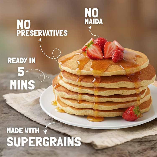 Slurrp Farm Classic Millet Pancake Mix, 150G