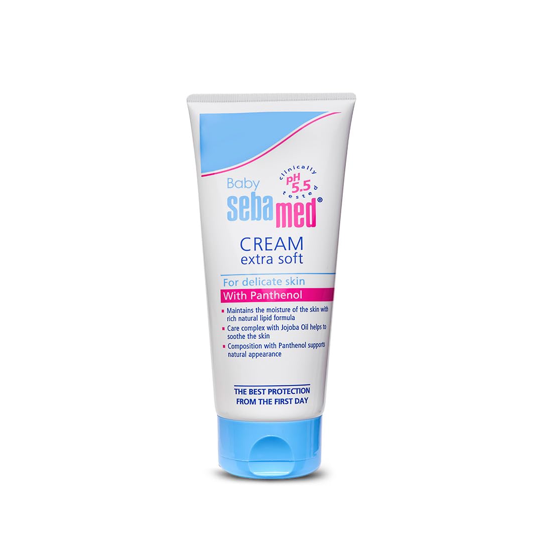 Sebamed Baby Cream Extra Soft|pH 5.5|Ideal for Dry Skin|200 ml