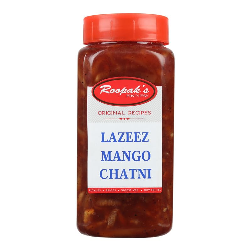 ROOPAK'S PIK-N-PAY Lazeez Mango Chatni Handmade with Love | Traditional Recipe | Aam Ki Chatni- No Artificial Colour & Flavour (400 g)
