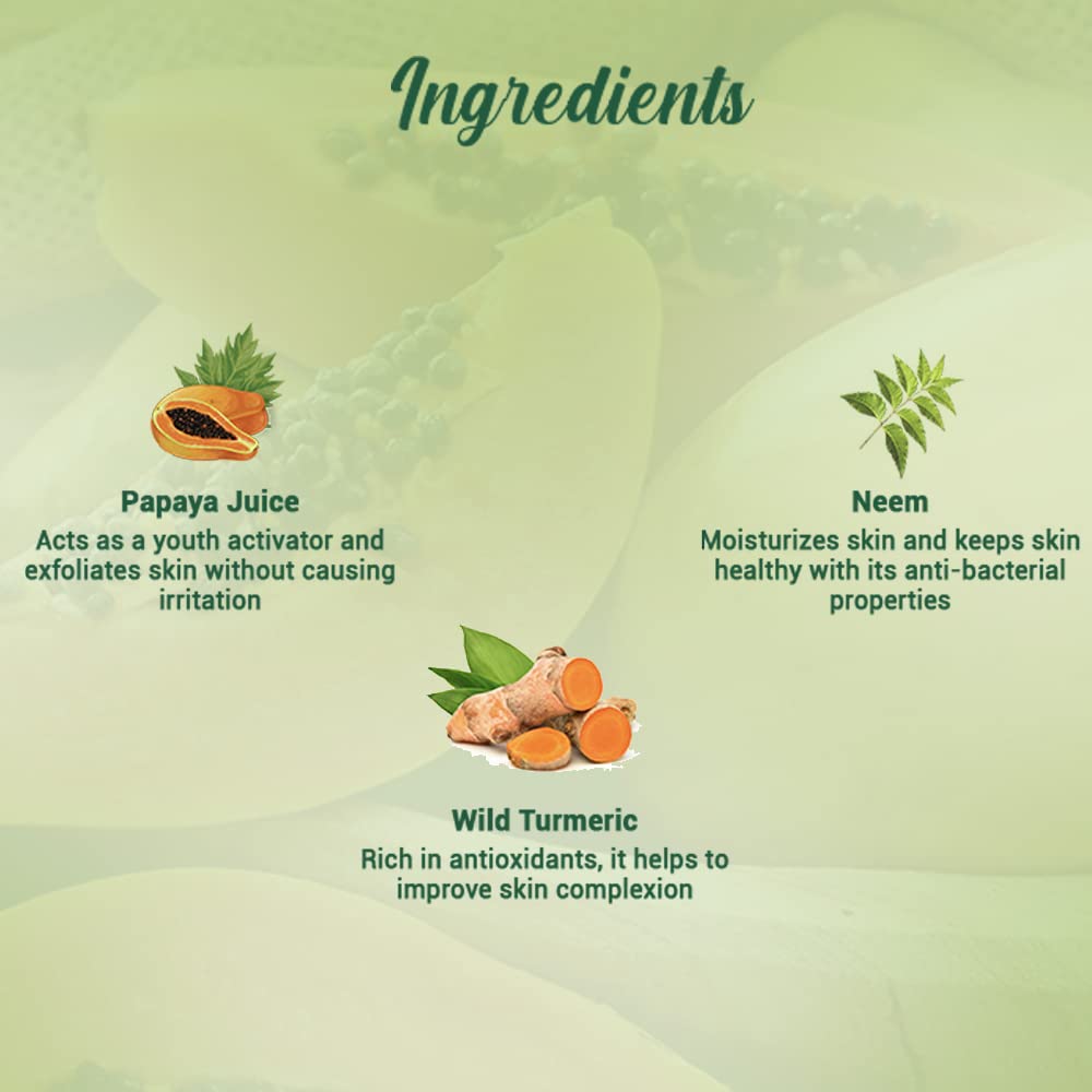 Biotique Papaya Tan Removal Brightening & Revitalizing Face Scrub | Gentle Exfoliation | Smooth and Clear Complexation | 100% Botanical Extracts| Suitable for All Skin Types | 100g (Pack of 2)