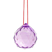 AstroDidi Purple Feng Shui Crystal Ball Sphatik Prism 40mm