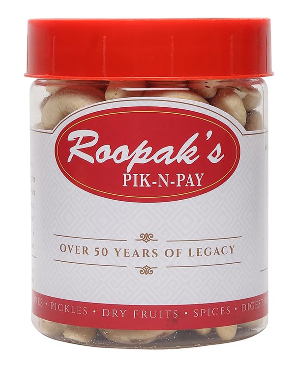 Roopak's PIK-N-PAY 100% Natural Premium Crunchy Cashew | Premium Kaju nuts | Nutritious & Delicious | Gluten Free & Plant based Protein