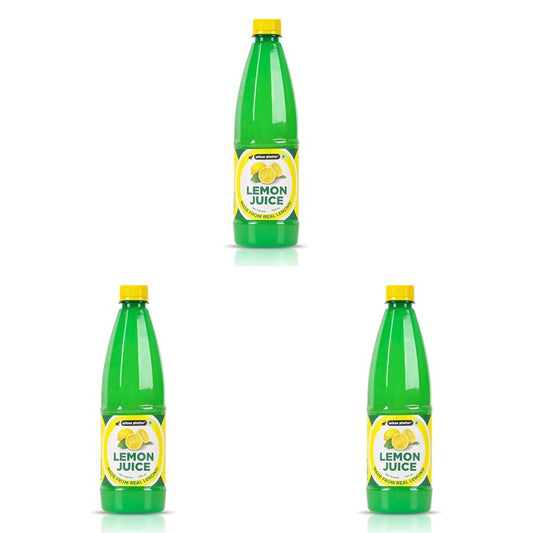 Urban Platter Lemon Juice Concentrate, 700ml (Equivalent of 70 Lemons | Quick and Easy | Ideal for Beverages and Daily Use) (Pack of 3)
