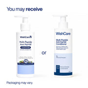 WishCare Multi Peptide Anti Hairfall Conditioner For Women & Men | Controls Hair Fall & Promotes Hair Growth | Conditioner For Frizzy Hair, Dry Hair | With Rice Water, Rosemary & Hyaluronic Acid | 200ml