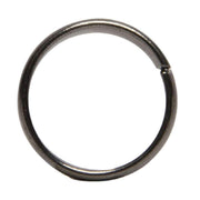 ASTRODIDI Black Horse Shoe Iron Ring Shani Dosh Niwaran Kale Ghode ki Naal Ka Challa Adjustable for men and women (Ring Size 20)