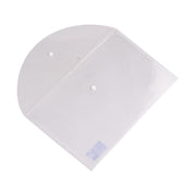 Linc A4 Size Transparent Button File | Transparent Document Organizer Folder | Folders for Student, Personal Use & Office Purpose, Pack of 10