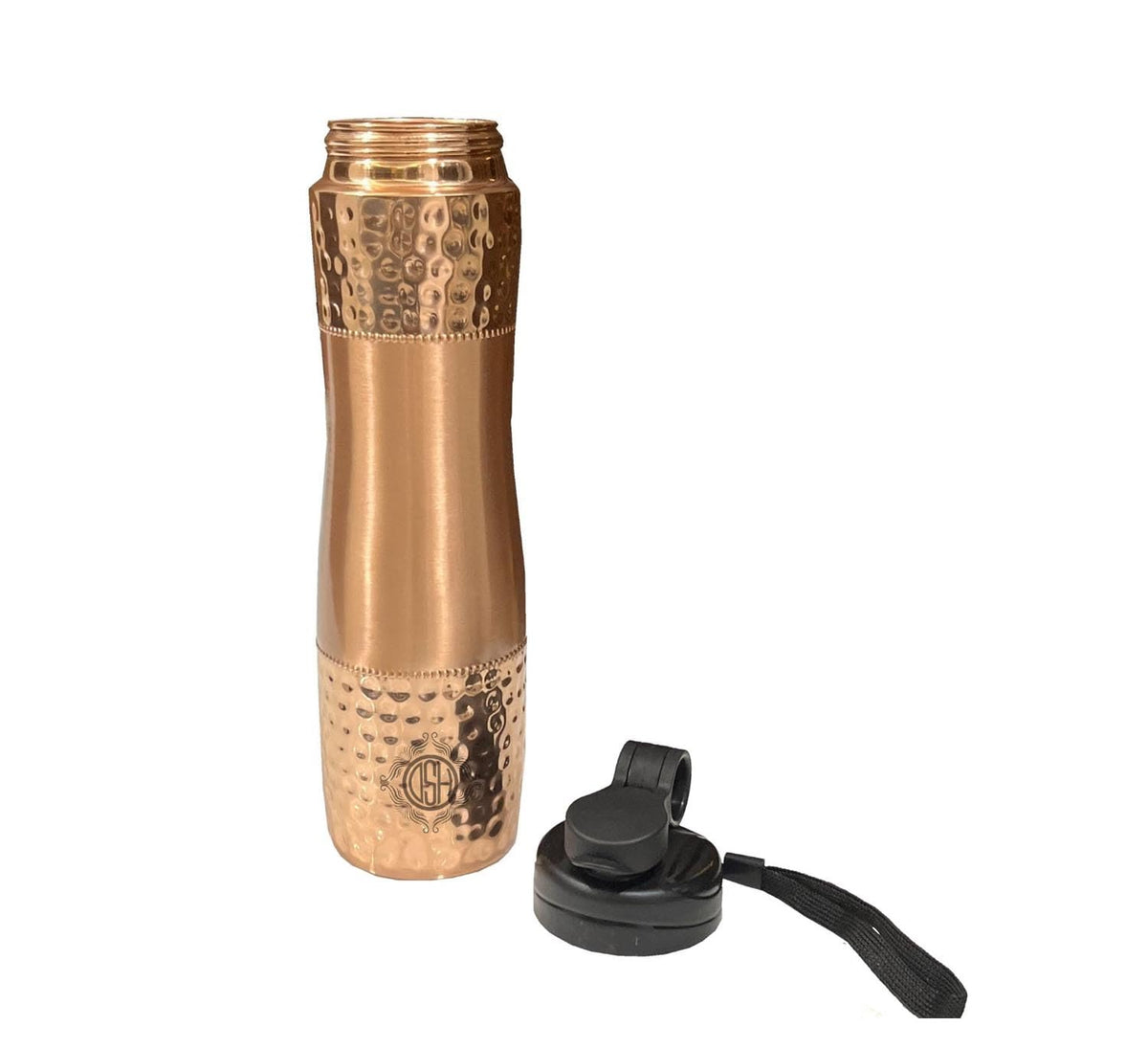 DSH Copper Sipper Bottle Joint Less Leak Proof Pure Copper Water Bottle 700 ML