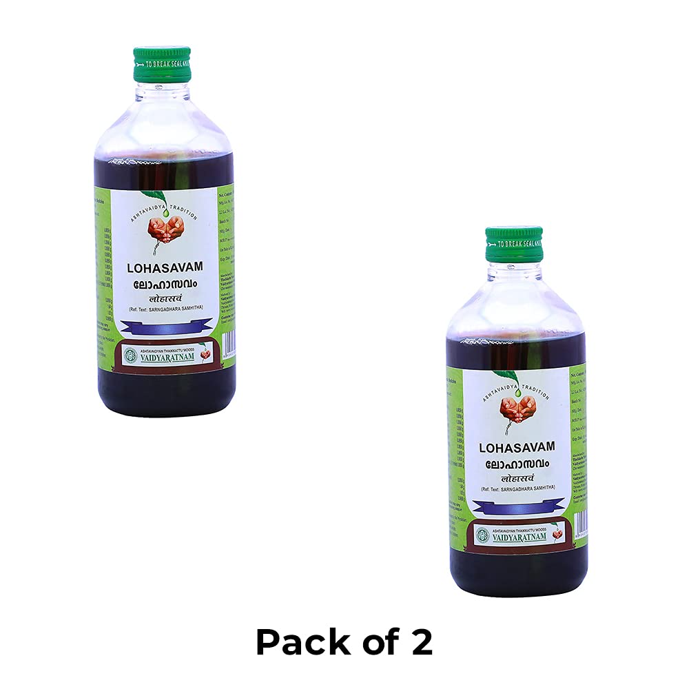 Vaidyaratnam Lohasavam 450 ml (Pack Of 2)