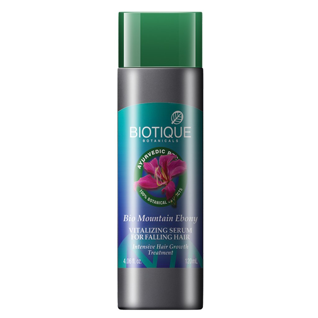 Biotique Fresh Growth Stimulating Serum - Bio Mountain Ebony, 120ml Bottle