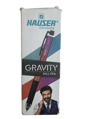 Hauser Germany Gravity Ball Pen, Premium Writing Instrument, Pack of 10