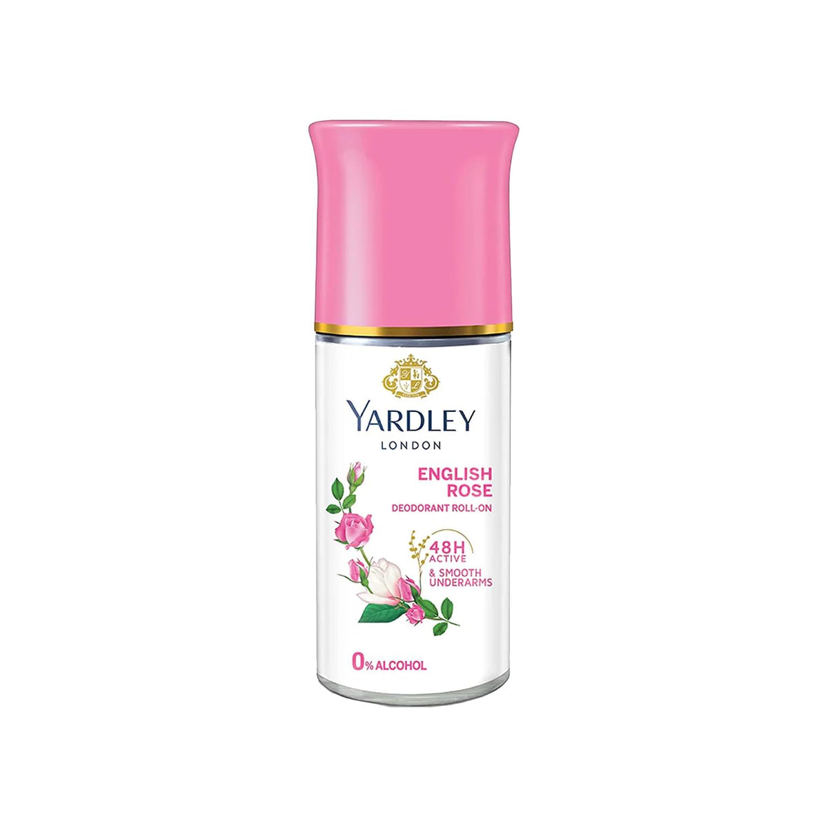 Yardley London English Rose Anti Perspirant Deodorant Roll On for Women, 50ml