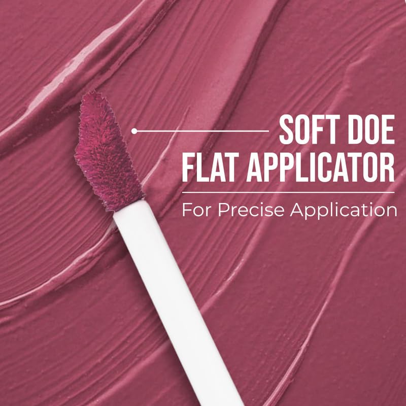 INSIGHT Smudge Free Lip Mud | Moisturizing Formula | Upto 12 Hrs Stay | Instant Matte Finish | Silky Smooth Texture (Misty) - 3.5g