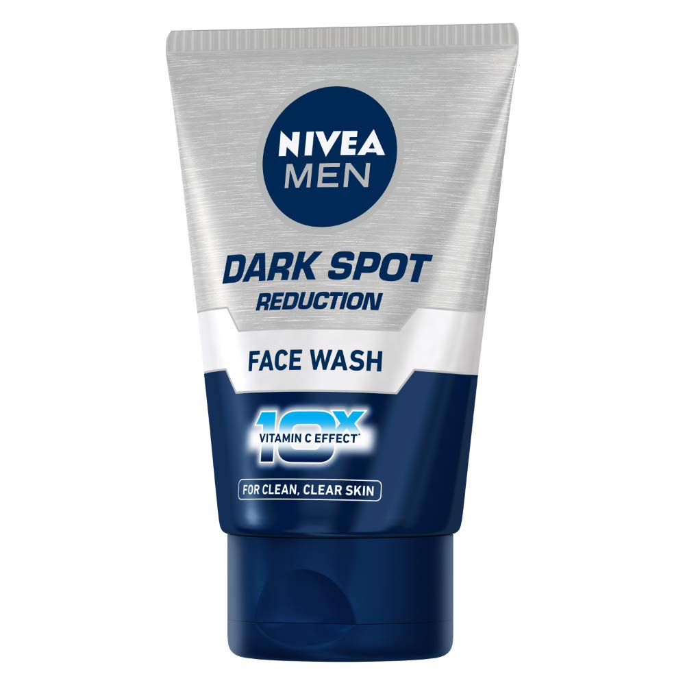 NIVEA Men Face Wash, Dark Spot Reduction, for Clean & Clear Skin with 10x Vitamin C Effect, 50 g