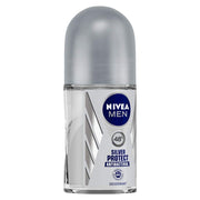 Nivea Body Lotion, Extra Whitening Cell Repair SPF 15, For All Skin Types, 400ml & Men Deodorant Roll On, Silver Protect, 50ml