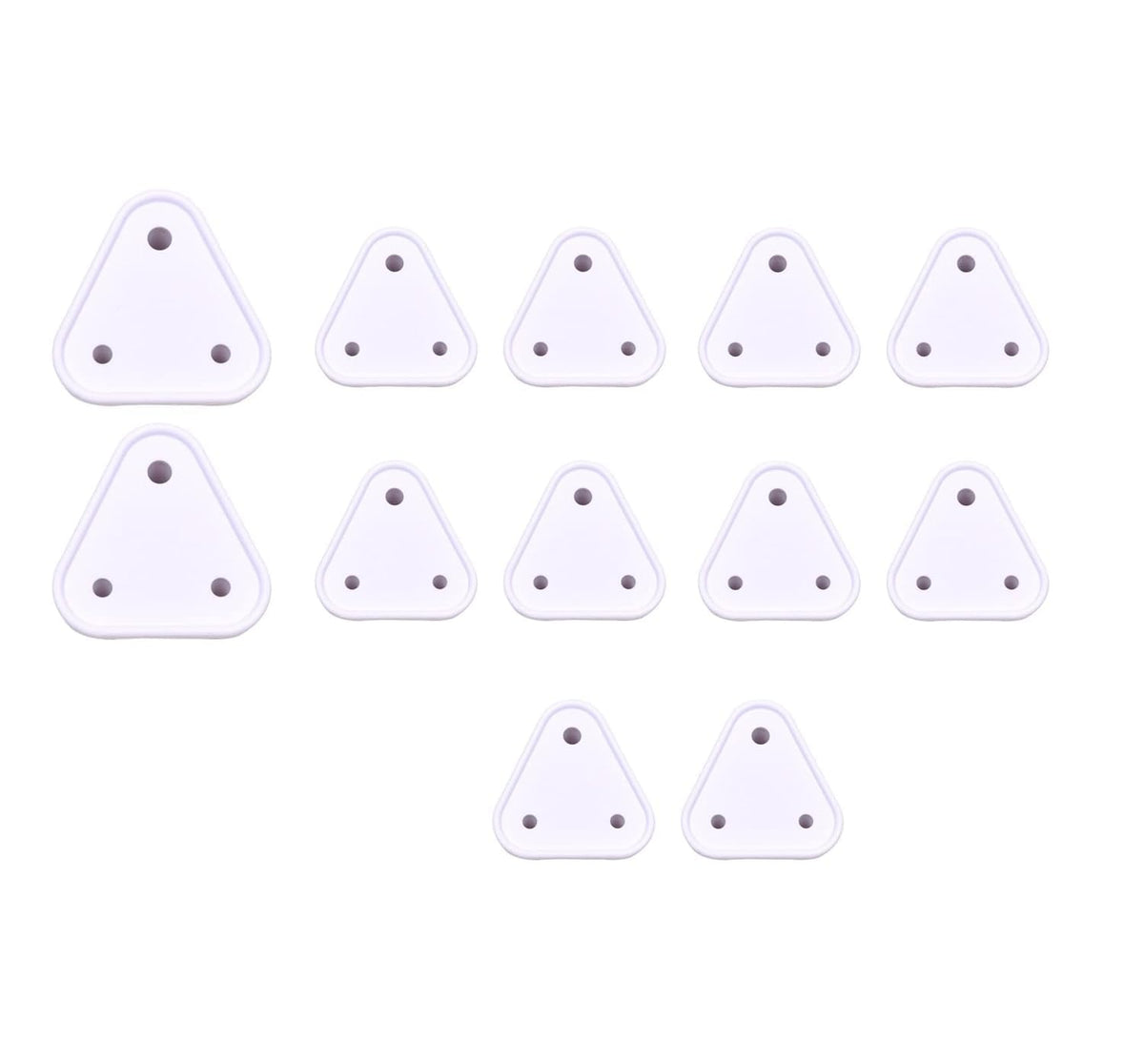 E-COSMOS Baby Safety Electric Socket Plug Cover Guards (Pack of 12) White