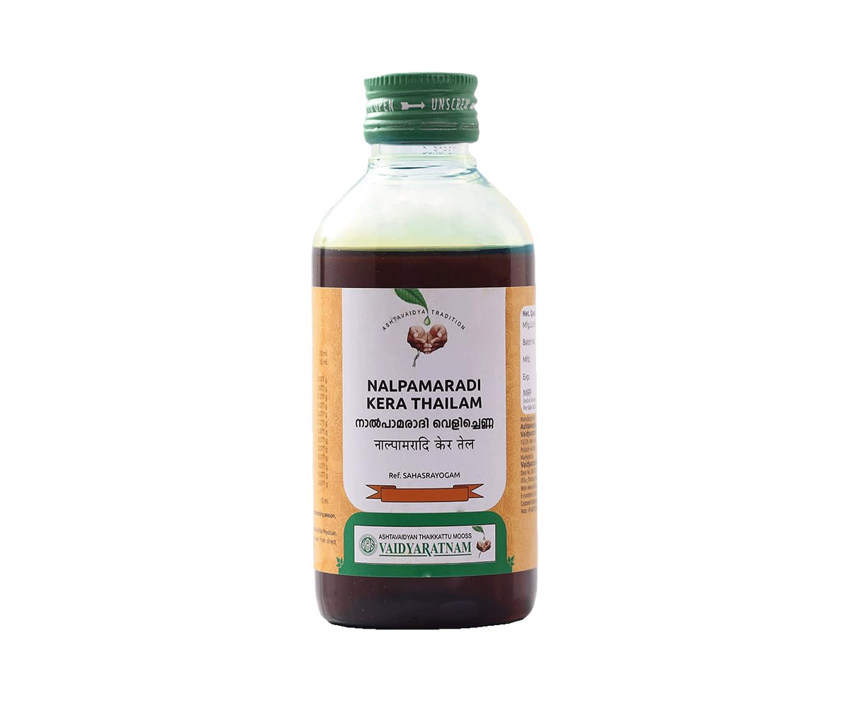 Vaidyaratnam Nalpamaradi Kera Thailam 200 ml