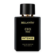 Bella Vita Luxury CEO MAN Intense Eau De Parfum Perfume with Bergamot, Orchid, Patchouli & Vanilla|Premium, Long Lasting Spicy Fragrance for Men 100ML