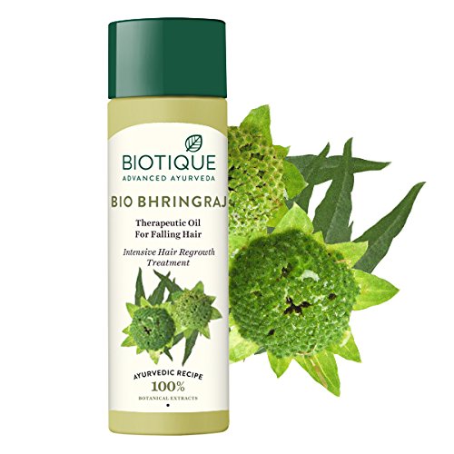 Biotique Bio Bhringraj Therapeutic Oil For Falling Hair Intensive Hair Regrowth Treatment
