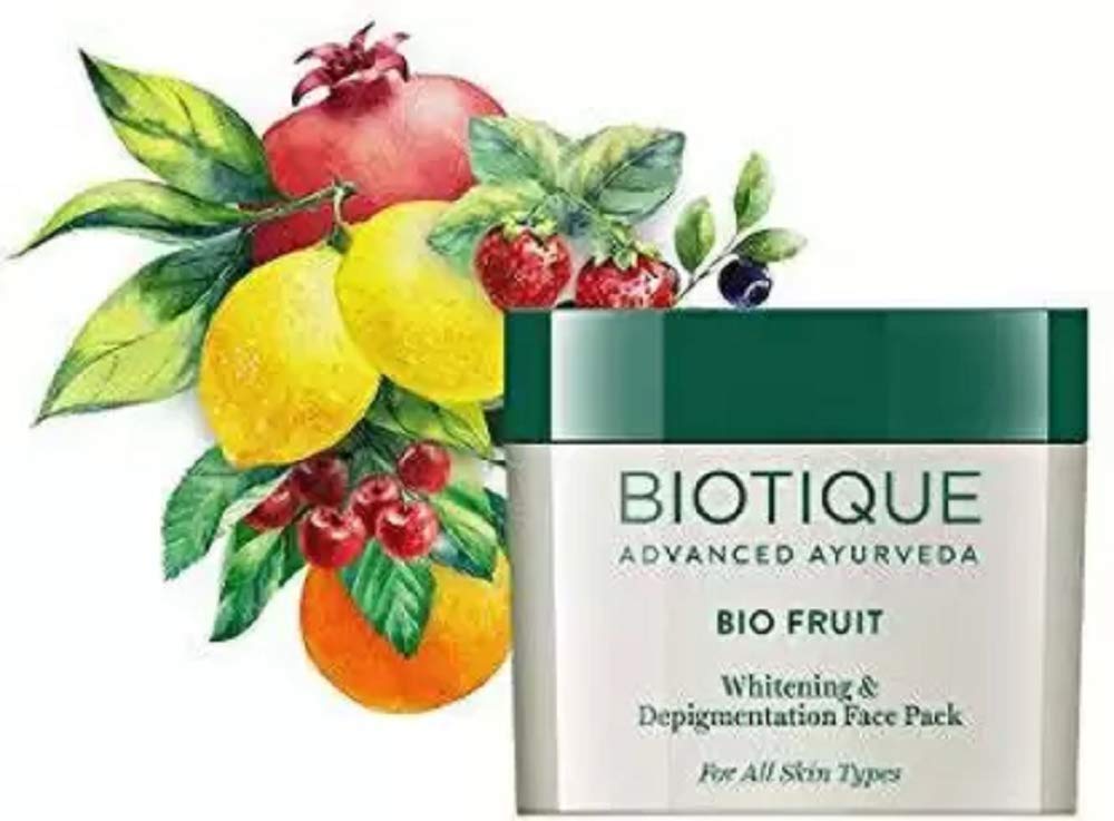 Biotique Bio Fruit Whitening And Depigmentation & Tan Removal Face Pack (1 ml)