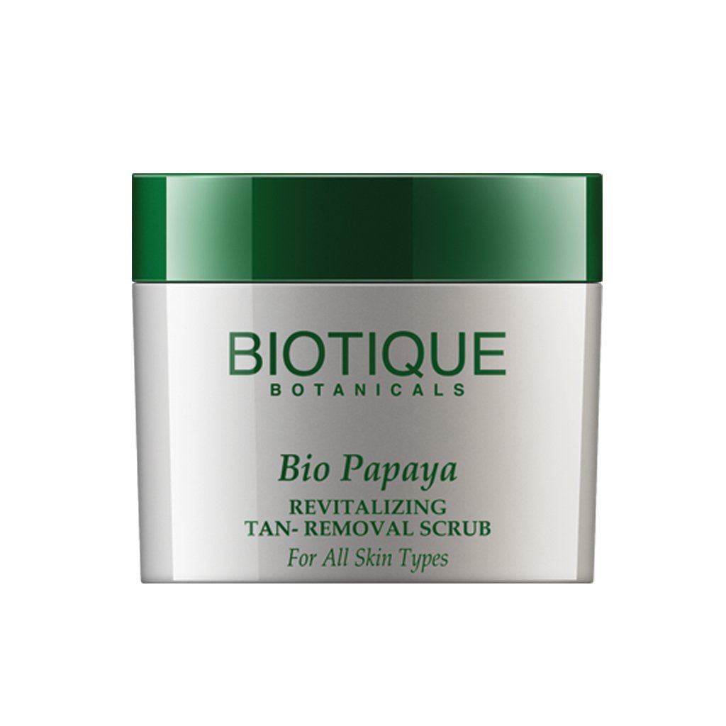 Biotique Bio Seaweed Revitalizing Anti Fatigue Eye Gel, 15g And Biotique Bio Papaya Revitalizing Tan Removal Scrub, 75g
